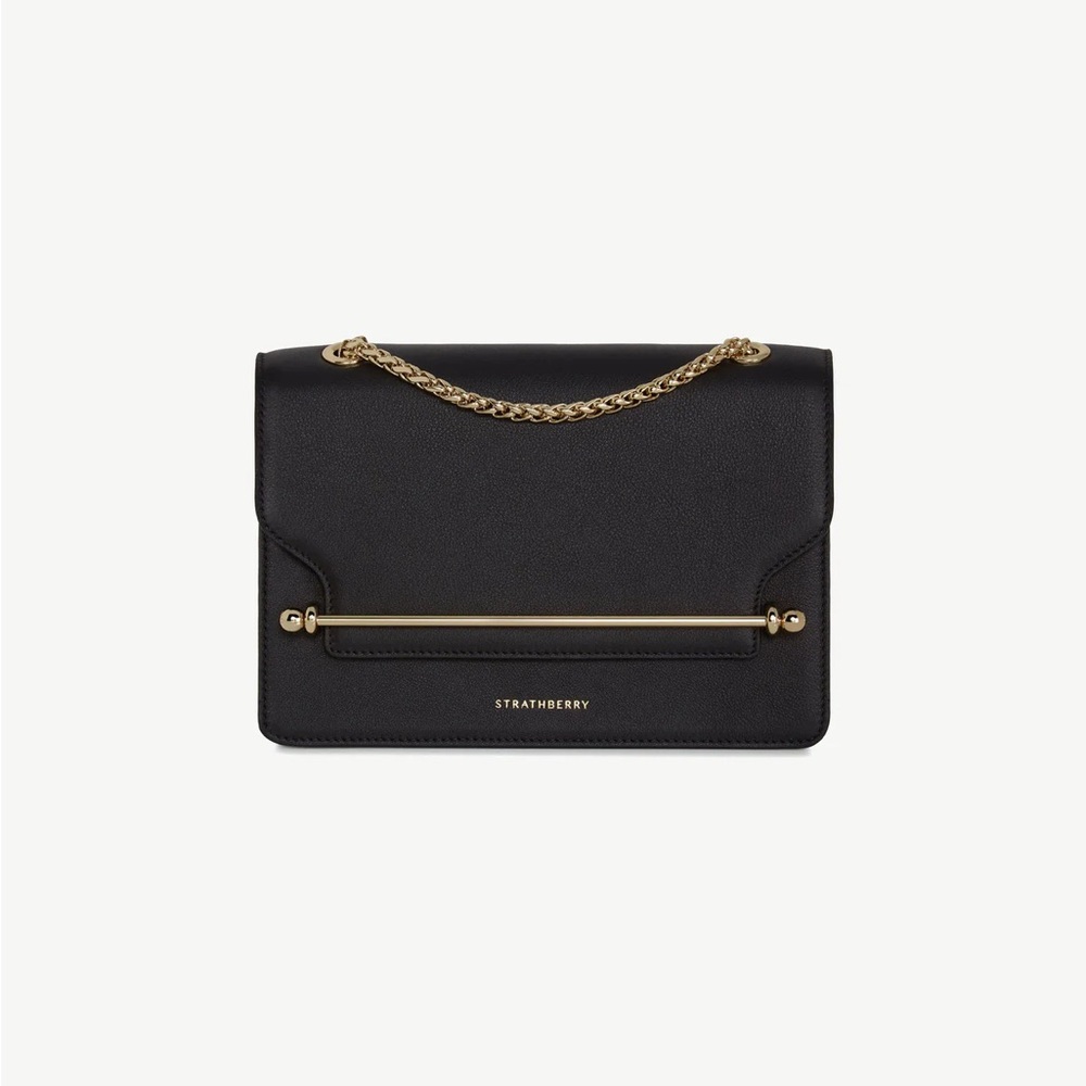 Strathberry East West Black Bag